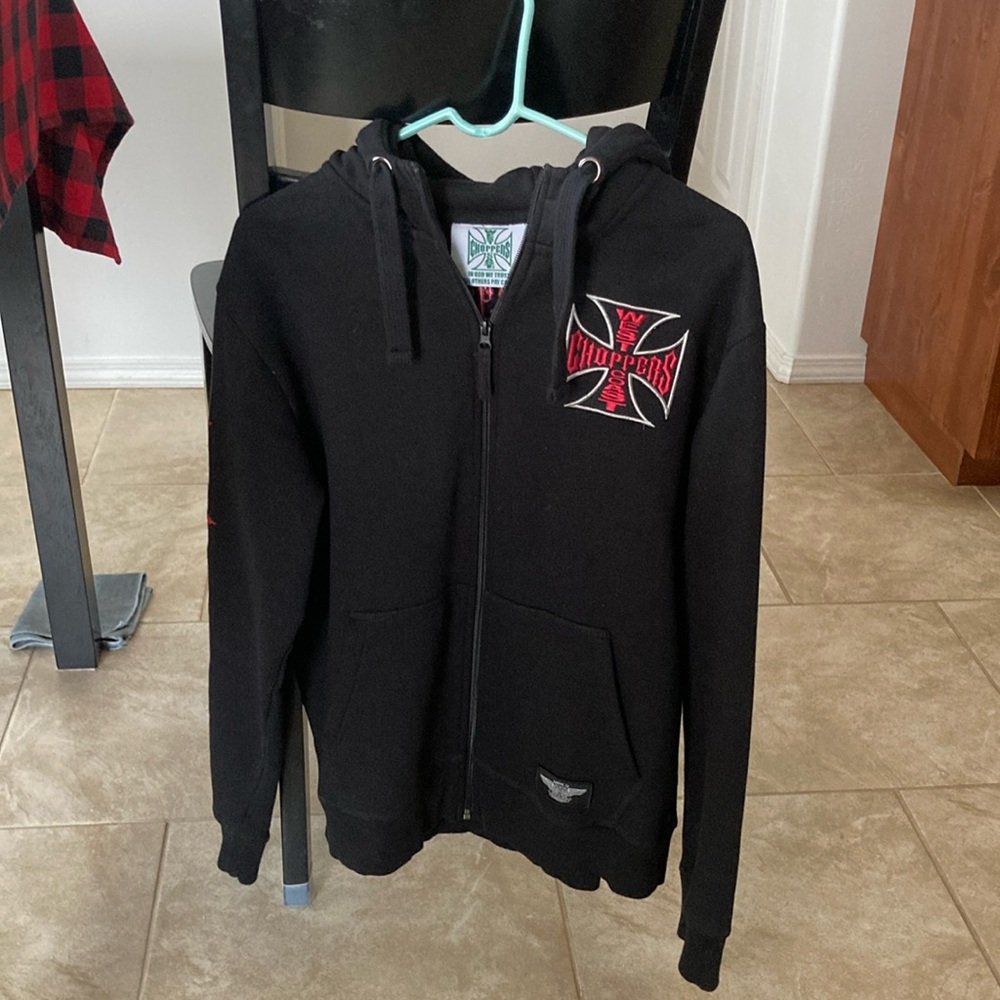 West Coast Choppers L Zip Hoodie, excellent condition